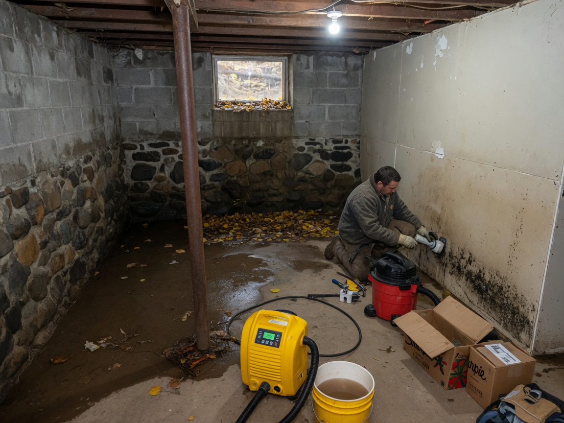 Dealing With Basement Moisture After Fall Flooding Near Rock Creek
