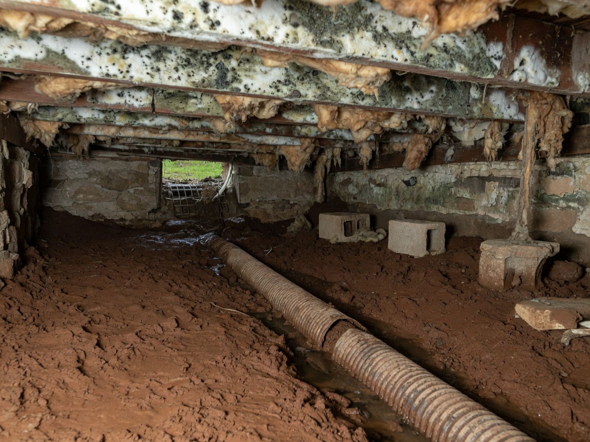 Local Soil and Drainage Issues That Lead to Crawl Space Mold